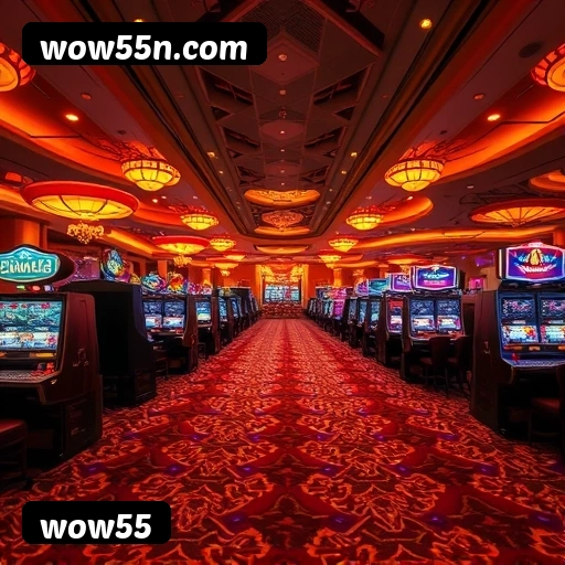wow55 Logo - Slots Online Premium 1.500+ Jogos